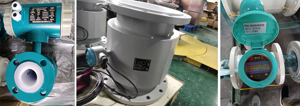 These are images of three different types of flow meters.