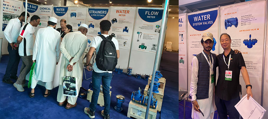 Many customers inquired about the products at the booth.