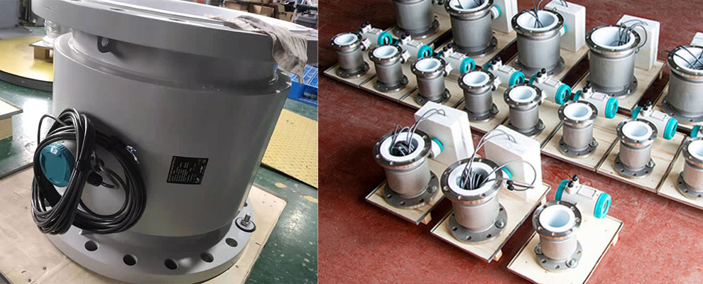 These are the electromagnetic flow meters placed in the warehouse.