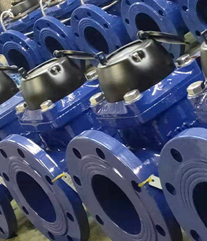 Cast iron irrigation water meter