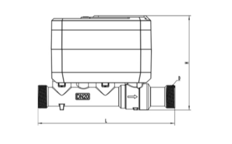 LXC 15-25 Ultrasonic Water Meter