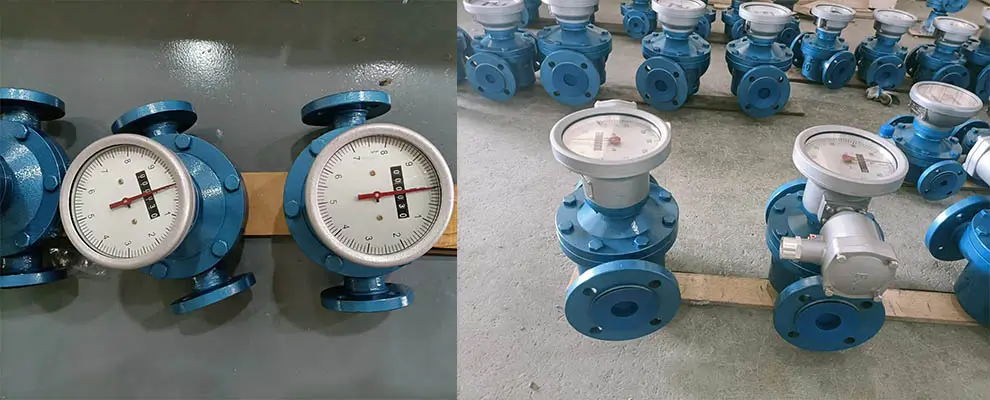 Factory-manufactured oval gear flow meters