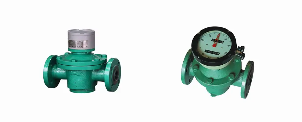 Gray cast iron oval gear flow meter