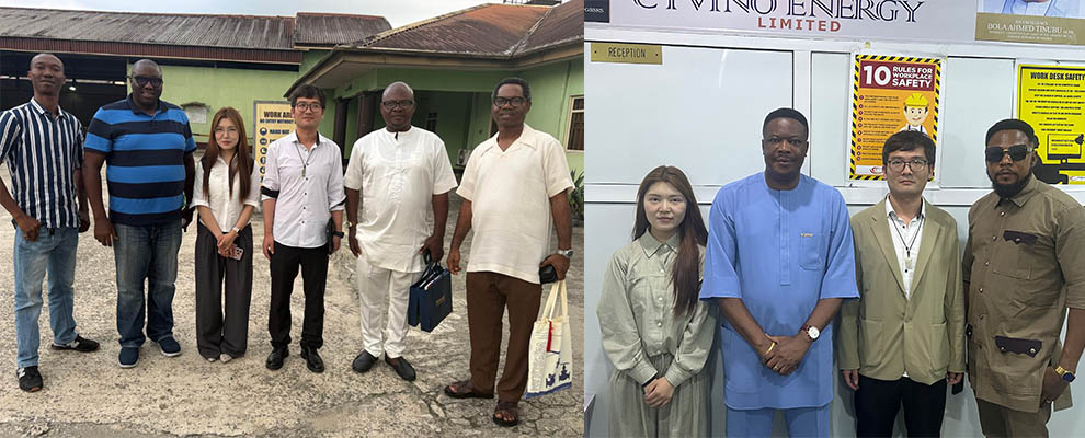 The WESDUN Team Visits a Nigerian Client