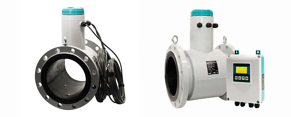 Split-type electromagnetic flowmeter