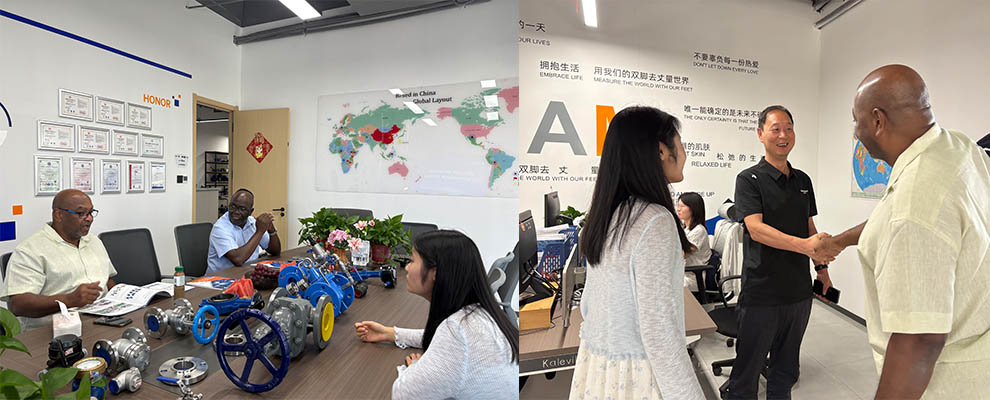 Take clients to tour our company and meet General Manager Song