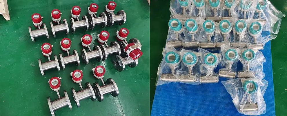 High-precision turbine flow meters manufactured by the WESDUN factory