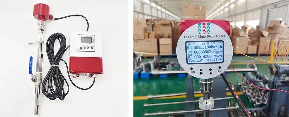 High-quality thermal mass flow meters manufactured at the WESDUN factory