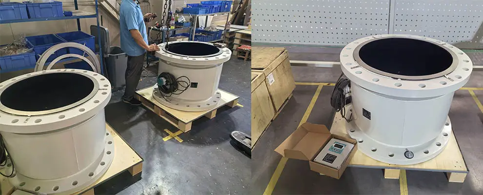 WESDUN electromagnetic flowmeters are about to be shipped to Tanzania.