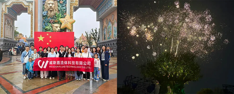WESDUN team building group photo at Yinji Animal Kingdom, Zhengzhou