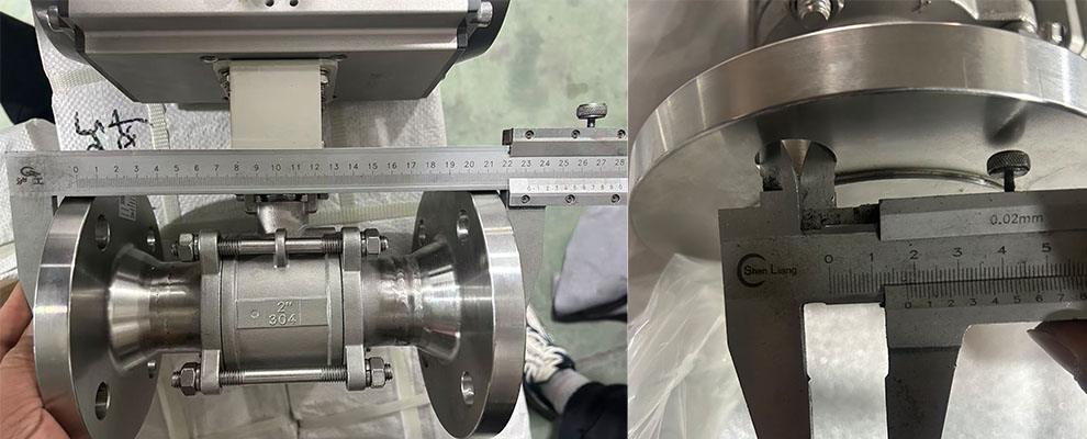 High-quality pneumatic ball valves manufactured by the WESDUN factory.