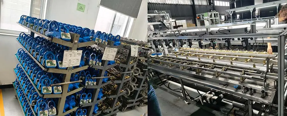 Smart water meters manufactured by the WESDUN factory