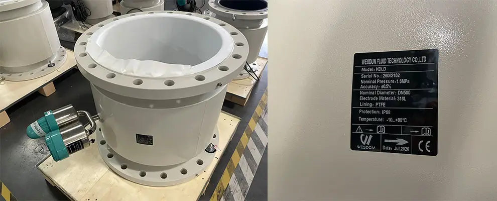 High-quality electromagnetic flowmeters manufactured by the WESDUN factory