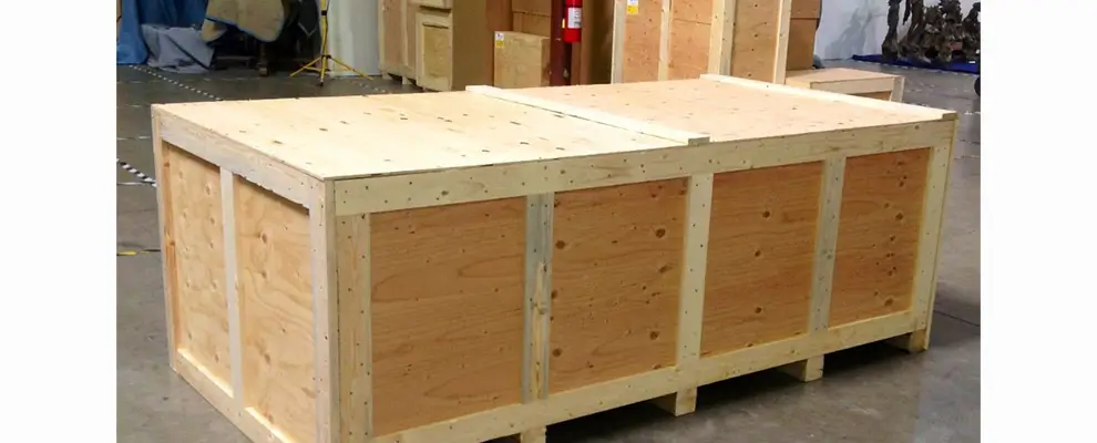 The packed electromagnetic flowmeter is ready for shipment.